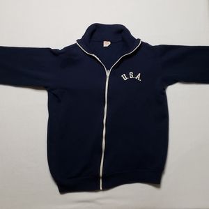 Vintage Team USA Champion track jacket zip up